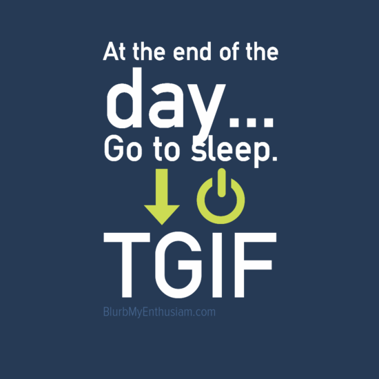 End of the Day Blurb